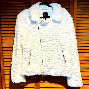 Adrienne Laundau Faux Fur Coat